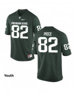 Youth Josiah Price Michigan State Spartans #82 Nike NCAA Green Authentic College Stitched Football Jersey BW50E17PJ